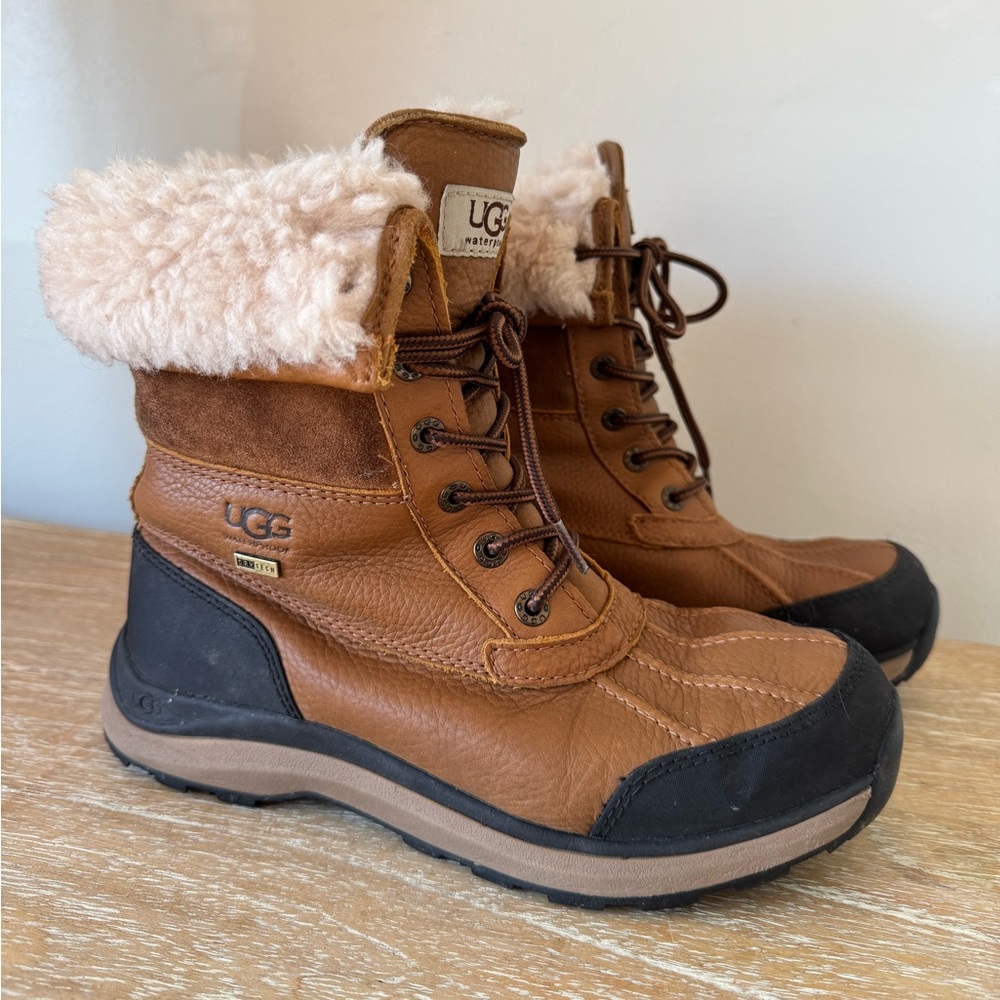 UGG Brown and Black Winter Boots